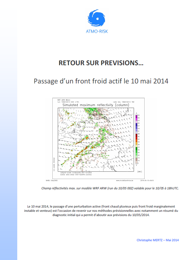 Retour sur prévisions